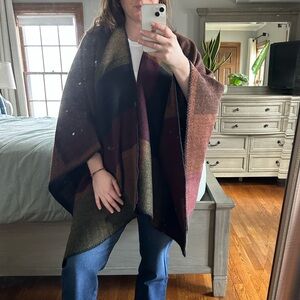 Reversible Sweater Poncho!